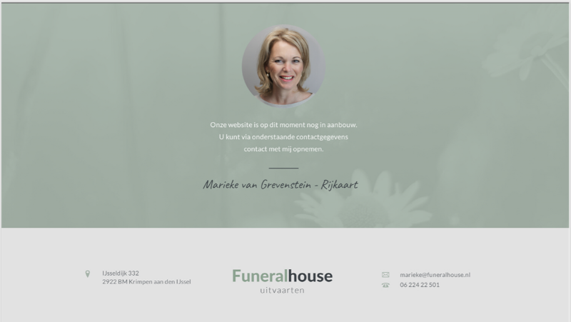 Foto van Marieke van Grevenstein - Rijkaart Funeralhouse